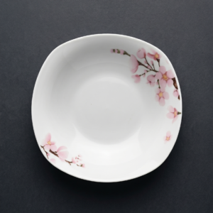 Plato guisero diseño con flores